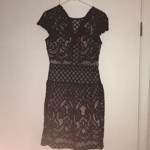 NWOT worthington black lace dress